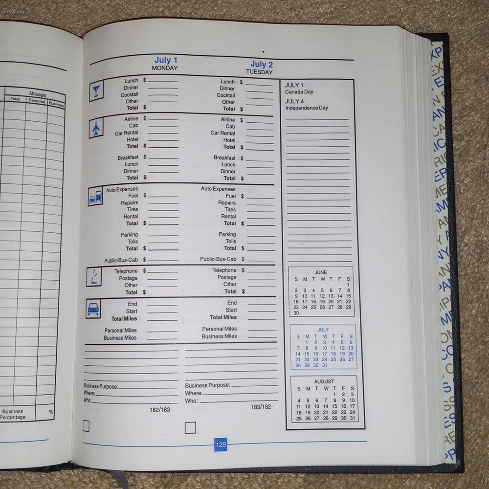 1991 Tax Guide and Financial Organizer